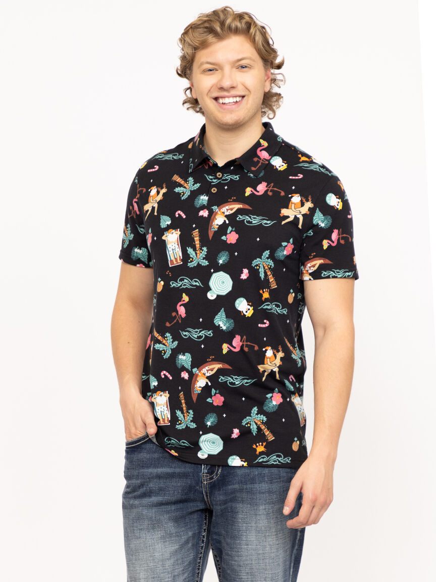 Men's Holiday Polo Shirt