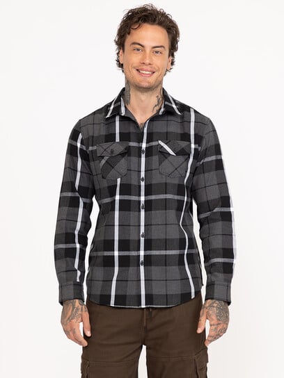 Men's Plaid Flannel Shirt Men's Plaid Flannel Shirt