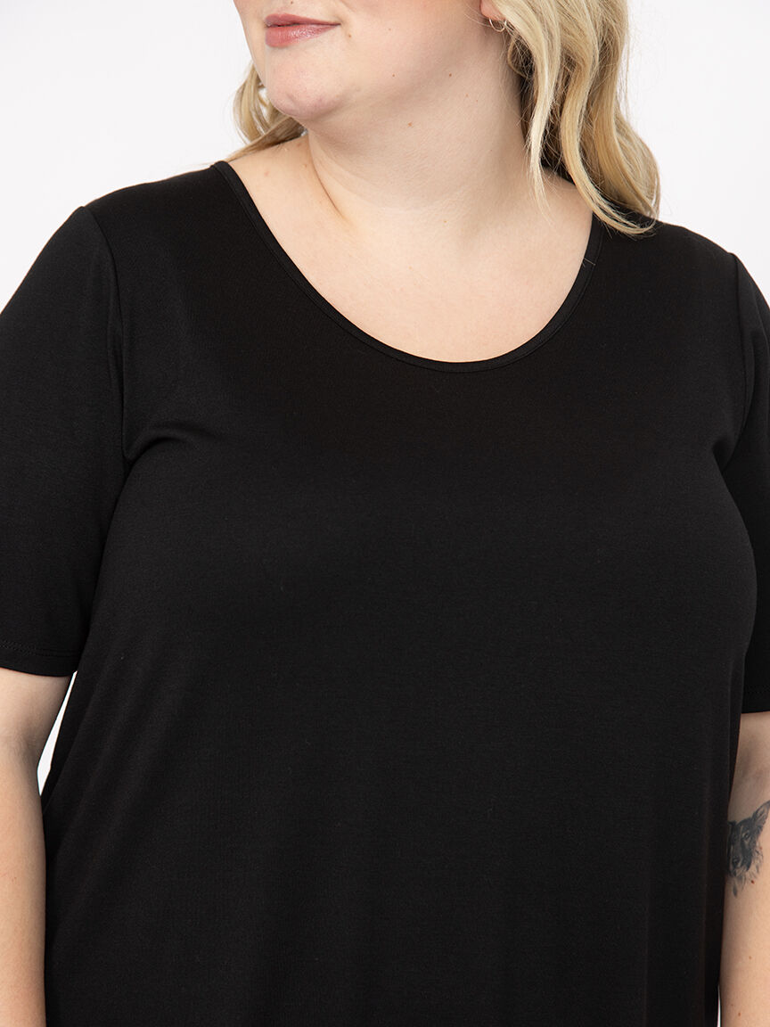 Women's Scoop Neck Legging Tunic Tee