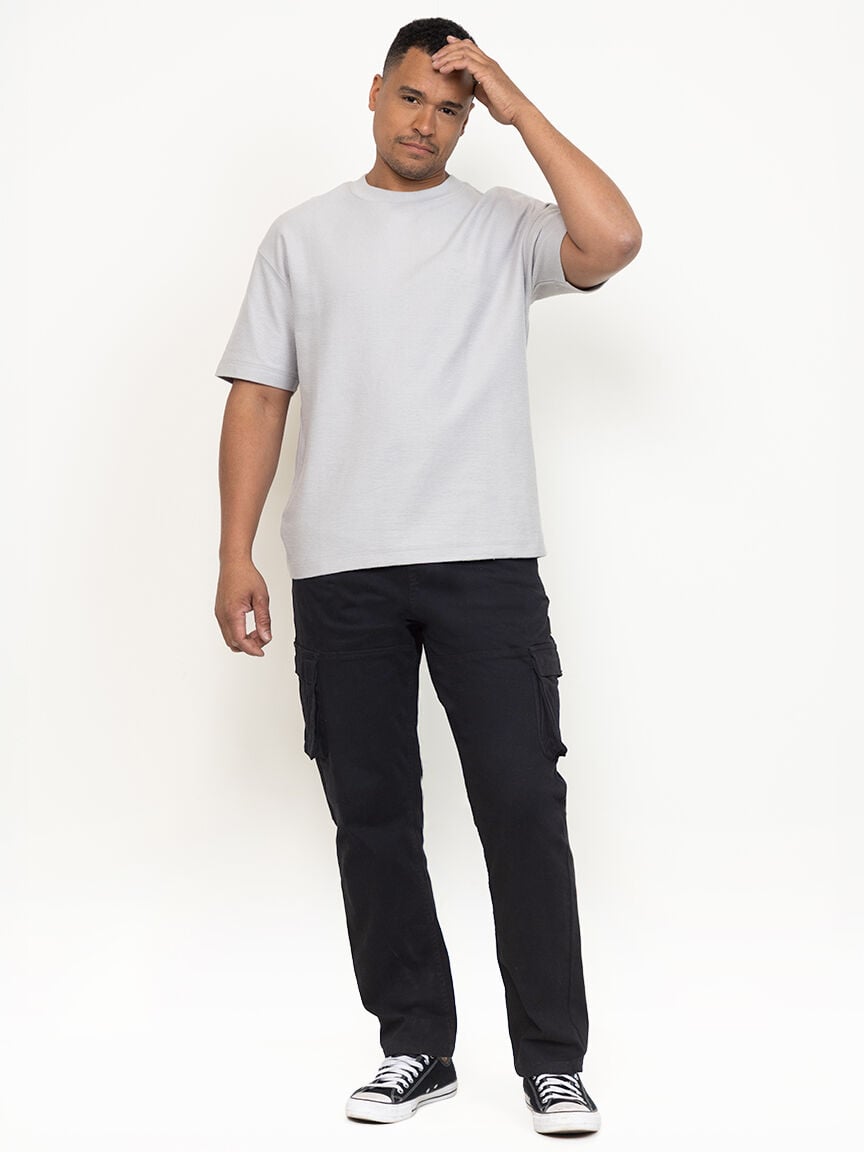 Men's Black Cargo Sneaker Pant