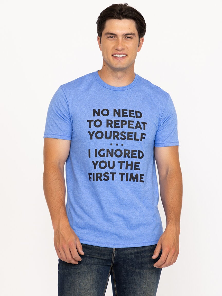 Men's No Need to Repeat Tee