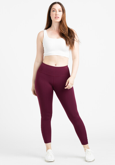 Women's Active Legging With Ruching Women's Active Legging With Ruching Image 1