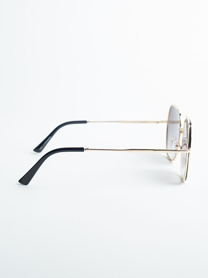 Men's Matte Black Sunglasses Image 5