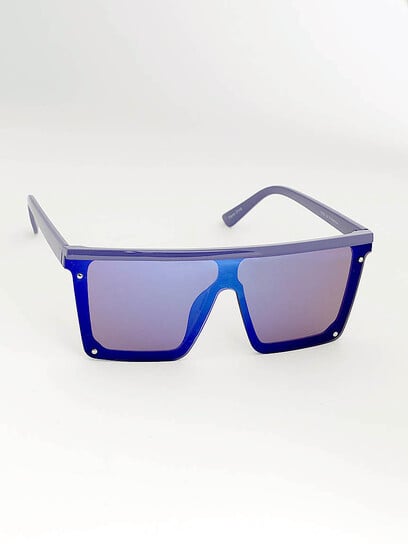 Women's Purple Shield Sunglasses