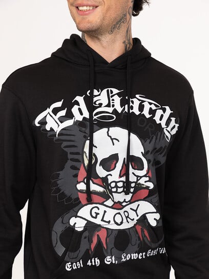 Men's Glory Skull Hoodie Men's Glory Skull Hoodie