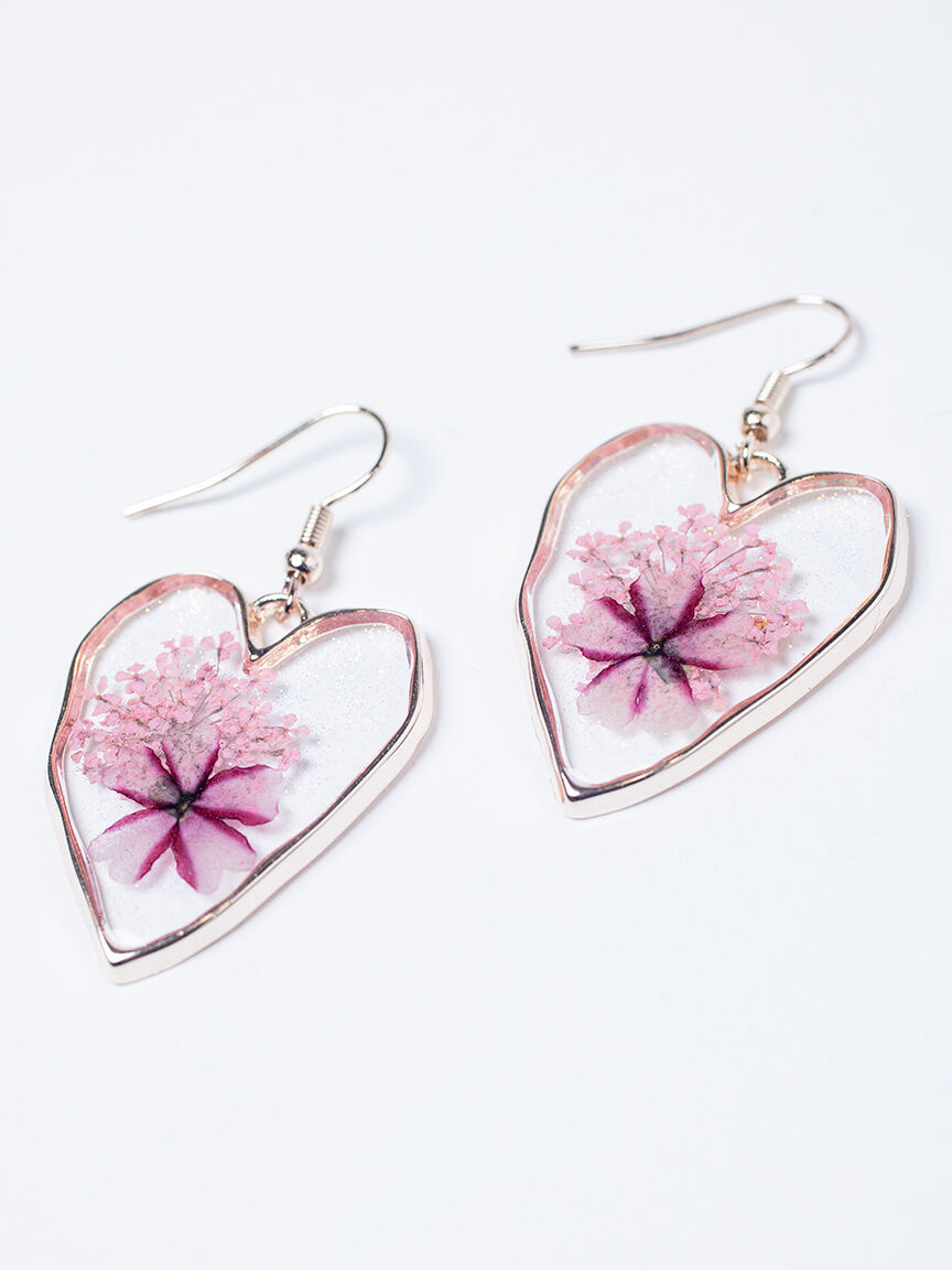Women's Pressed Flower Earrings