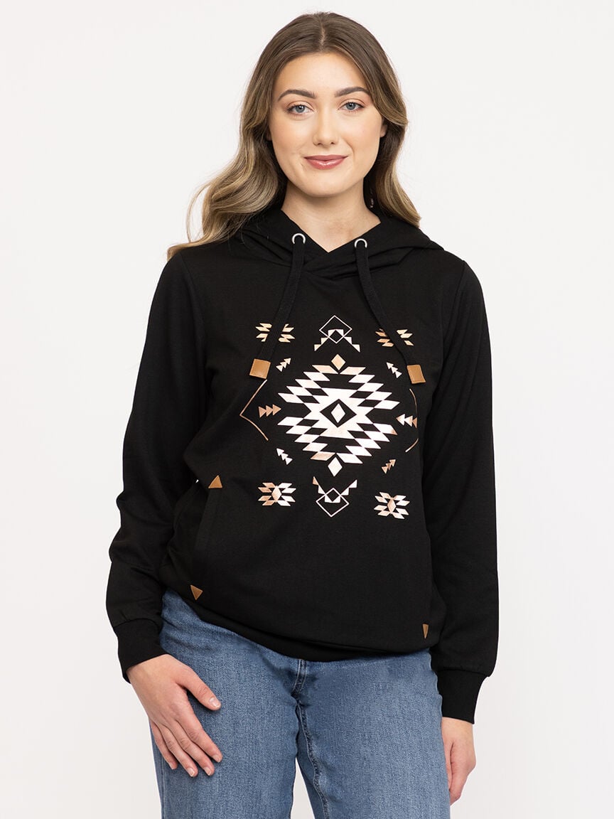 Women's Foil Geo Hoodie