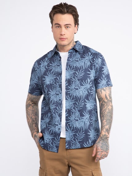 Men's Tropical Leaf Shirt Image 3
