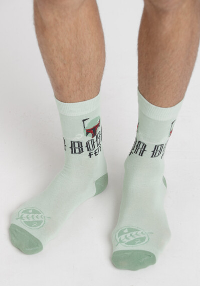 Men's 2 Pack Mandalorian Crew Sock Men's 2 Pack Mandalorian Crew Sock Image 4