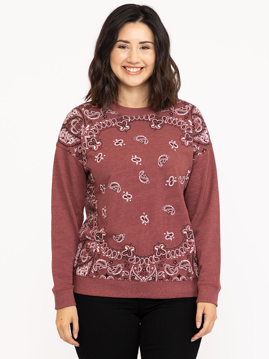 Women's Bandana Sweatshirt