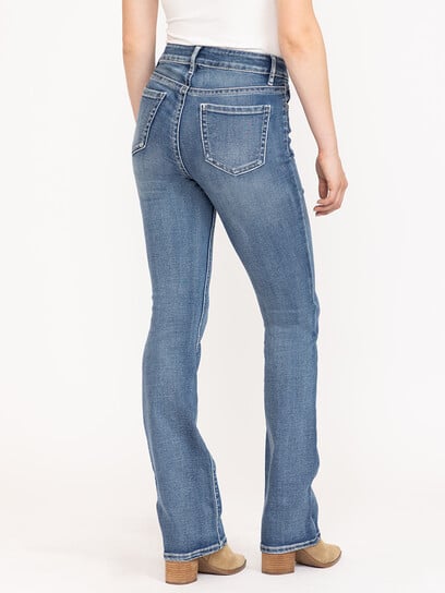 Women's Medium Wash Baby Boot Jeans Women's Medium Wash Baby Boot Jeans