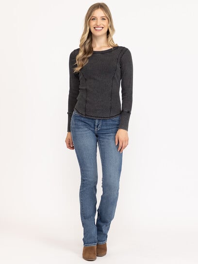 Women's Washed Long Sleeve Tee Women's Washed Long Sleeve Tee