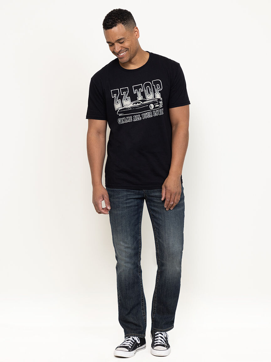 トップス 5016 Men's ZZ Top Tee Warehouse One