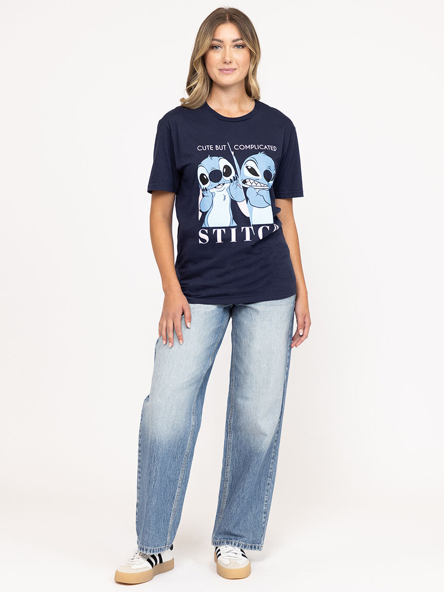Women's Stitch Crew Neck Tee
