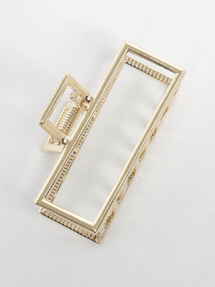 Women's Gold Metal Claw Clip Image 2