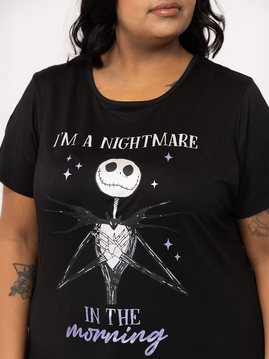 Women's Nightmare Before Christmas Sleep Tee