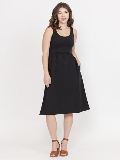 Women's Combination Midi Dress Women's Combination Midi Dress