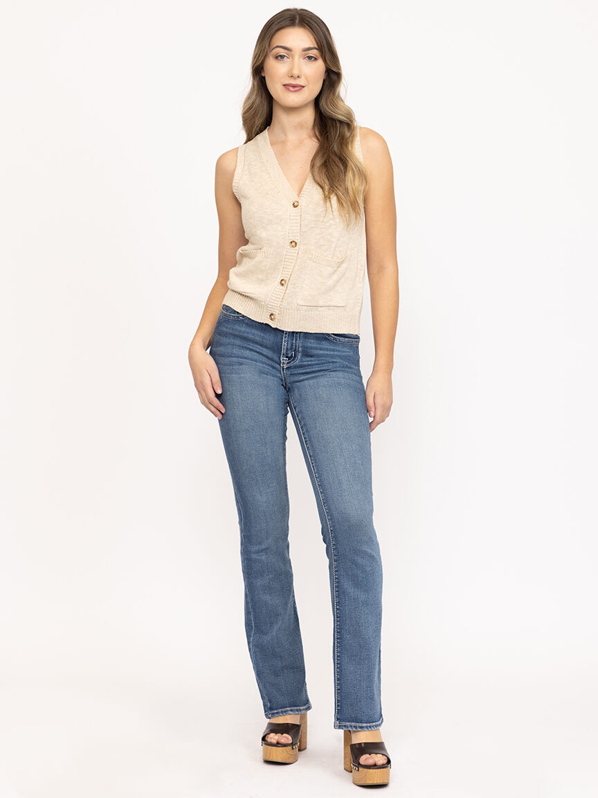 Women's Button Front Vest