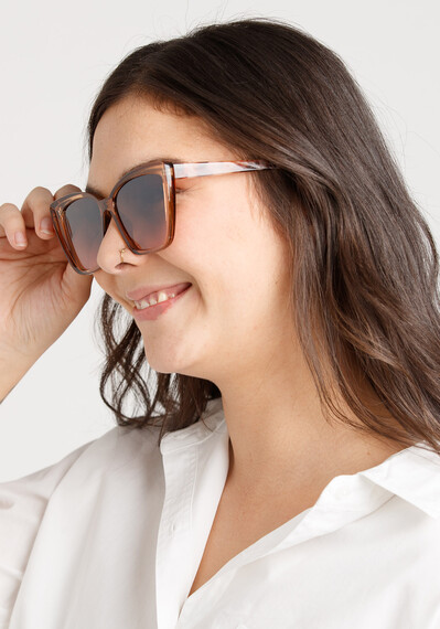 Women's Cat Eye Tort Sunglasses Women's Cat Eye Tort Sunglasses Image 6