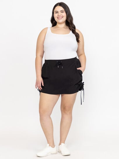 Women's Ruched Hybrid Skort Women's Ruched Hybrid Skort