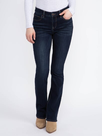 Women's Dark Wash Baby Boot Jeans Women's Dark Wash Baby Boot Jeans