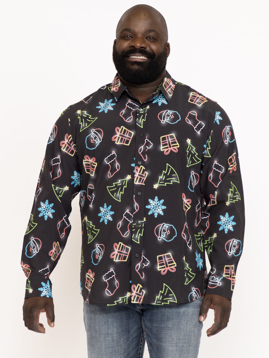 Men's Neon Lights Shirt