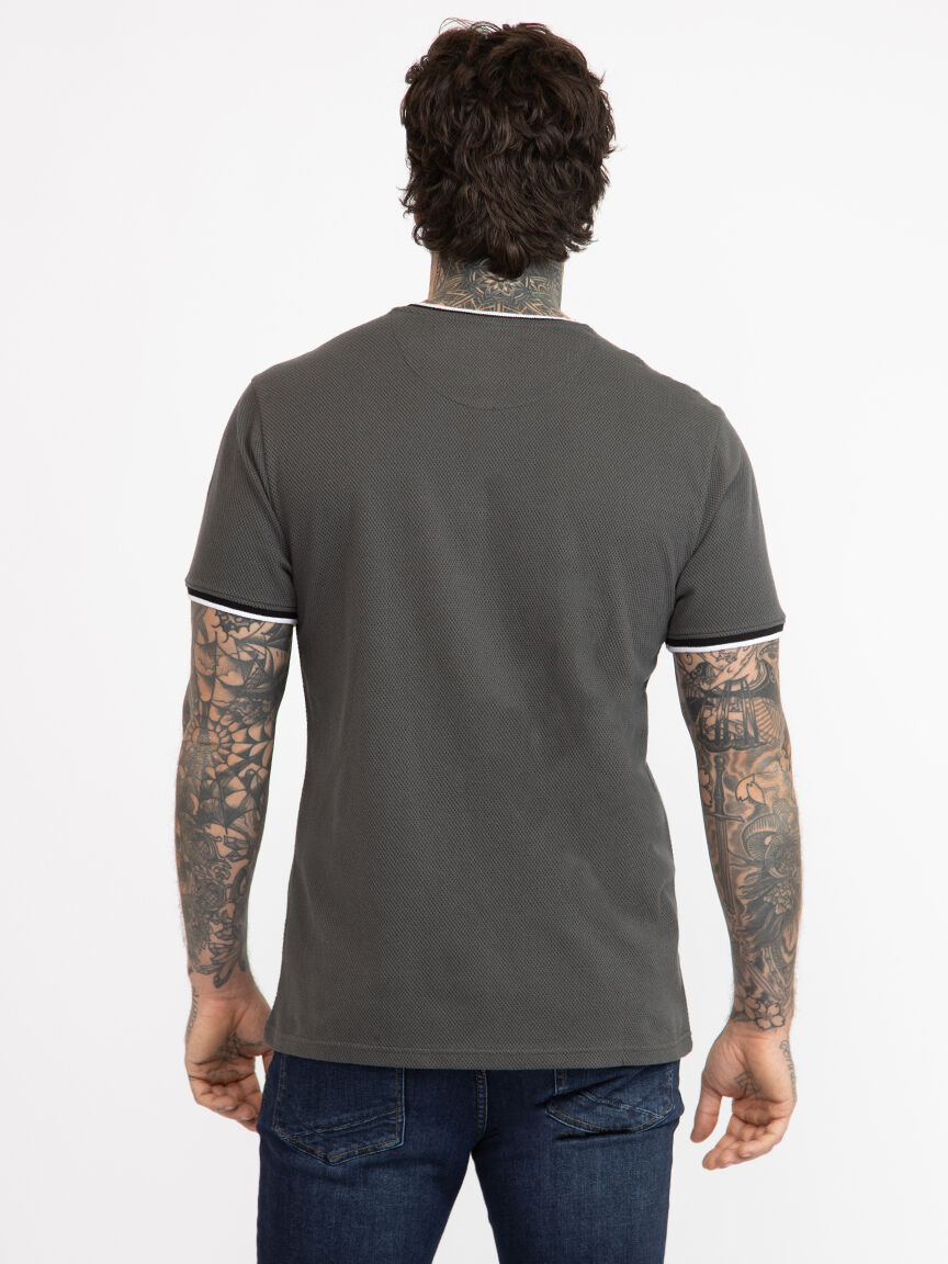 Men's Textured Knit Tee