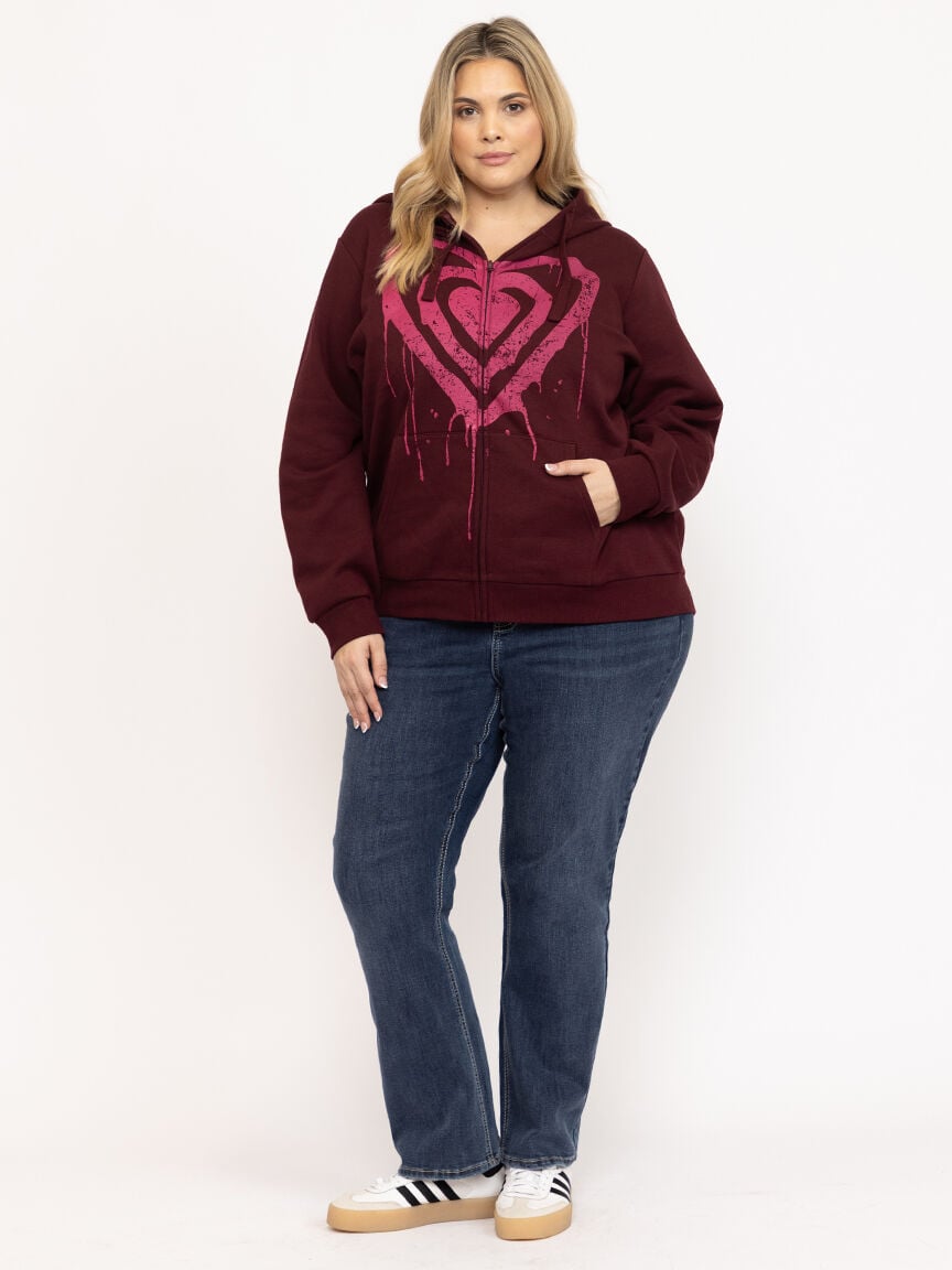 Women's Heart Graphic Hoodie