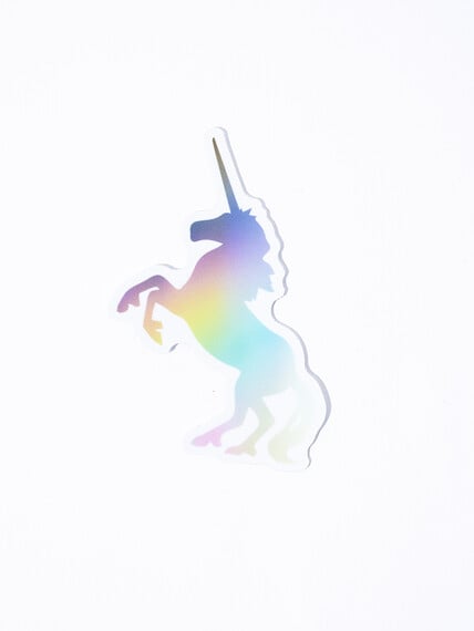 Rainbow Unicorn Sticker Rainbow Unicorn Sticker