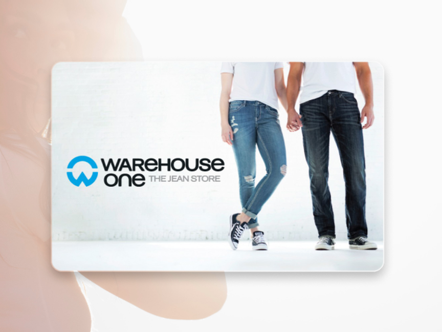 Warehouse One Gift Card