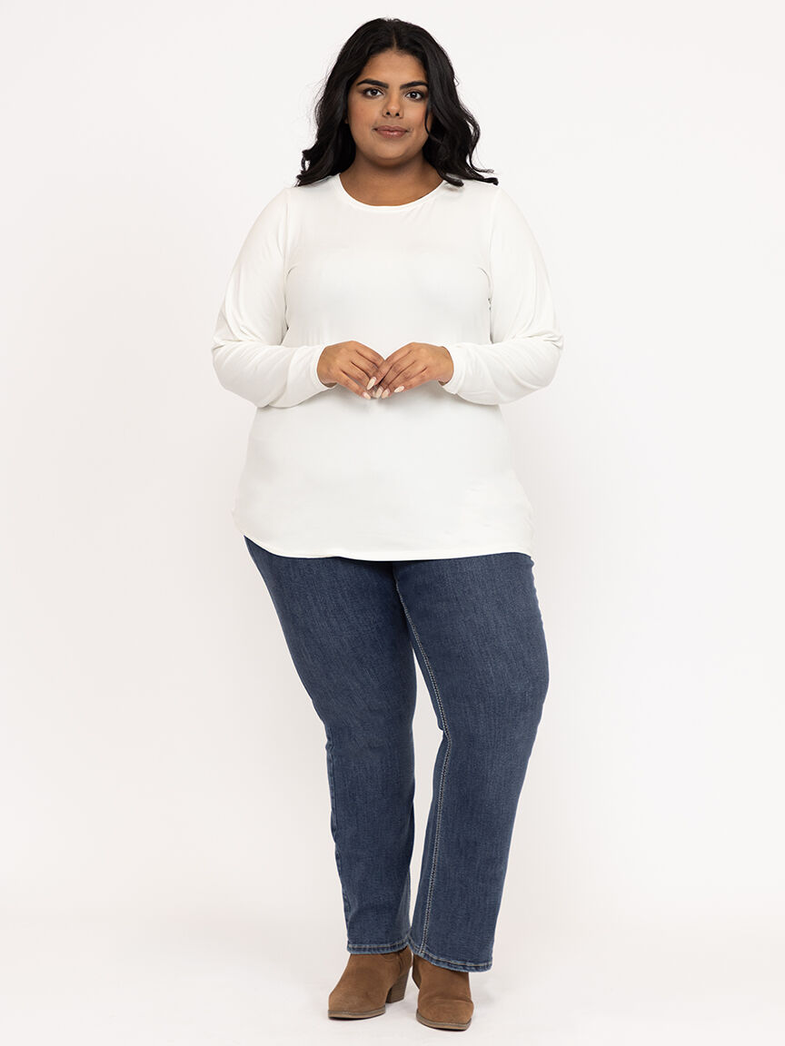 Women's Crew Neck Long Sleeve Tee