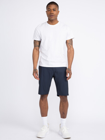 Men's Navy Hybrid Shorts Image 1
