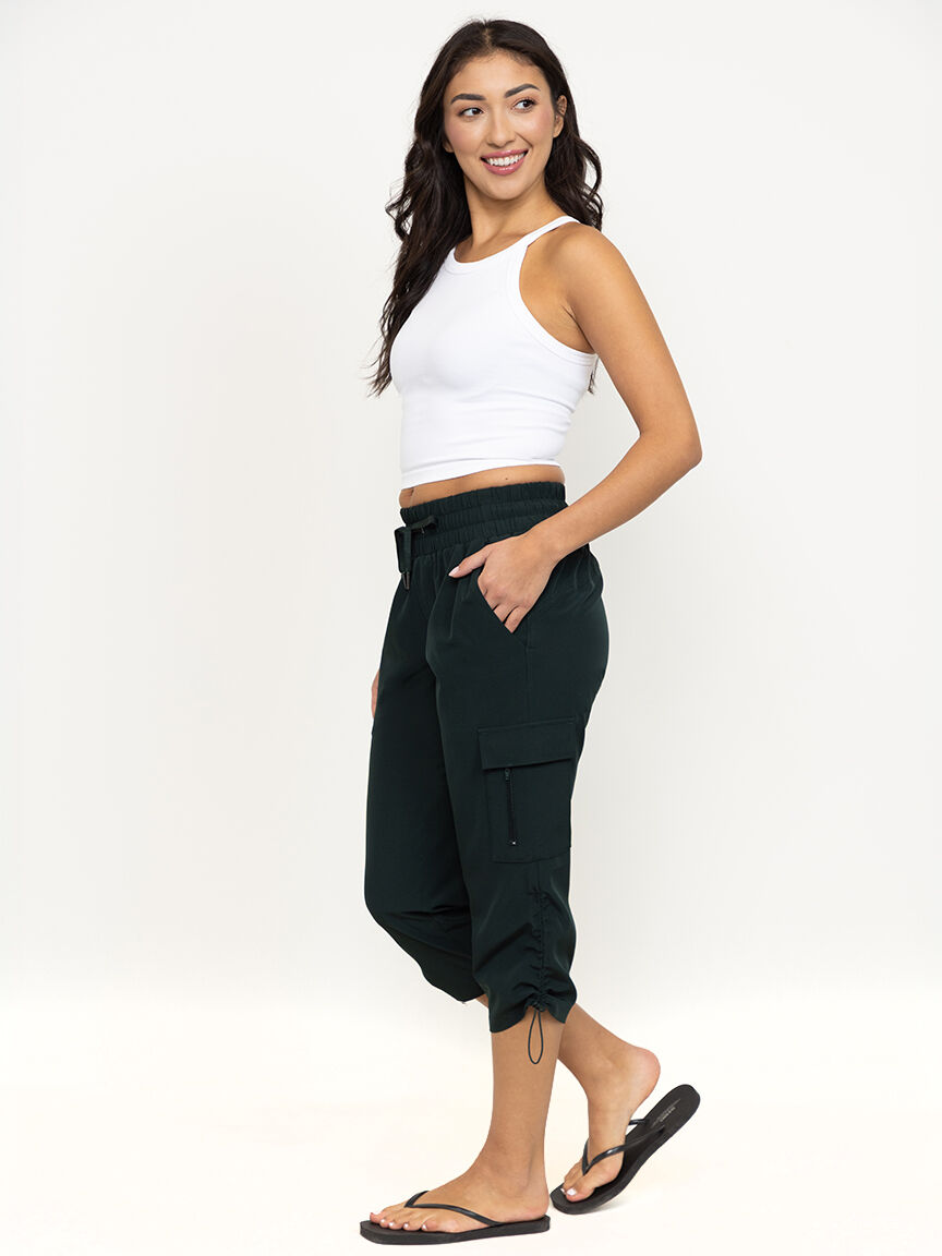 Women's Hybrid Cargo Capri