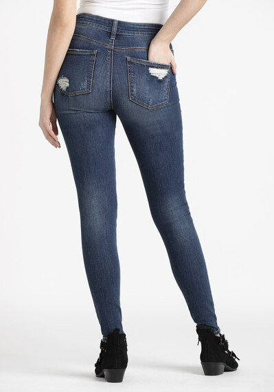 Women's  Rip & Repair High Rise Skinny Jeans Image 2