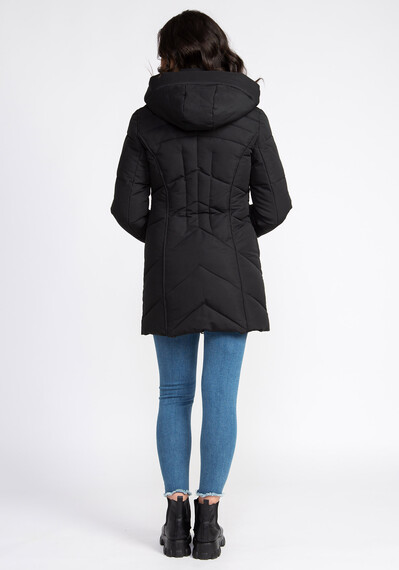 Women's Quilted Hooded Parka Image 3