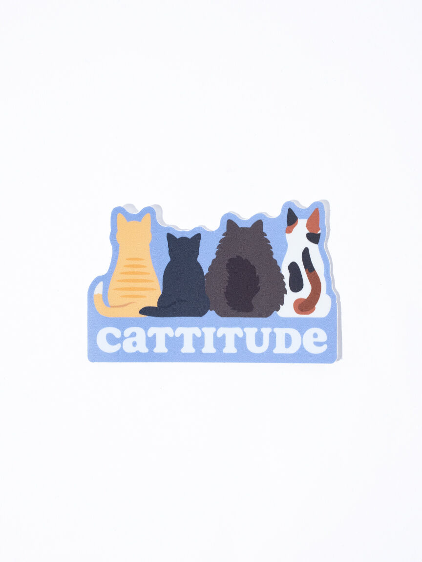 Cattitude Sticker