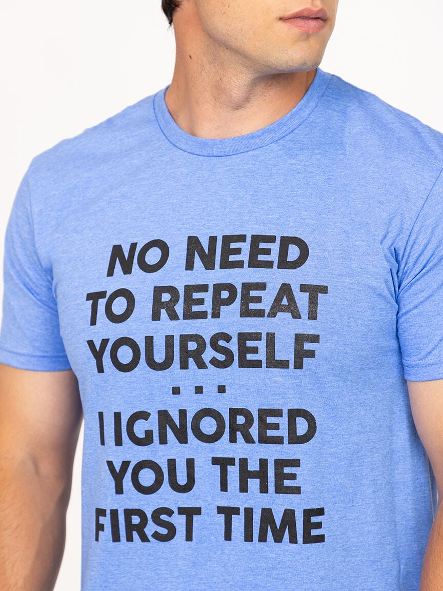 Men's No Need to Repeat Tee