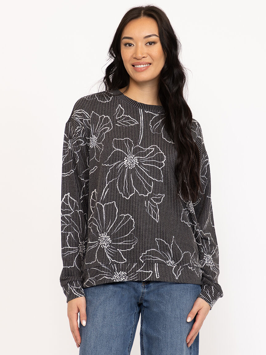 Women's Floral Print Top