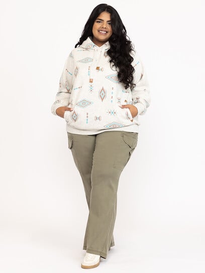 Women's Geo Popover Hoodie Women's Geo Popover Hoodie