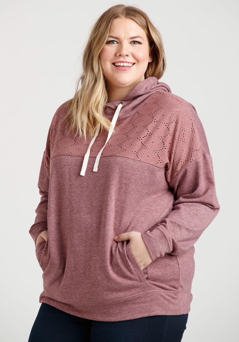 Urban Classics Ladies Lace Inset Hoody Felpa con Cappuccio, Black, XS Donna Urban Classics Ladies Lace Inset Hoody Felpa con Cappuccio, Black, XS Donna
