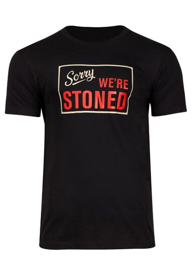 Men's Sorry We're Stoned Tee Men's Sorry We're Stoned Tee