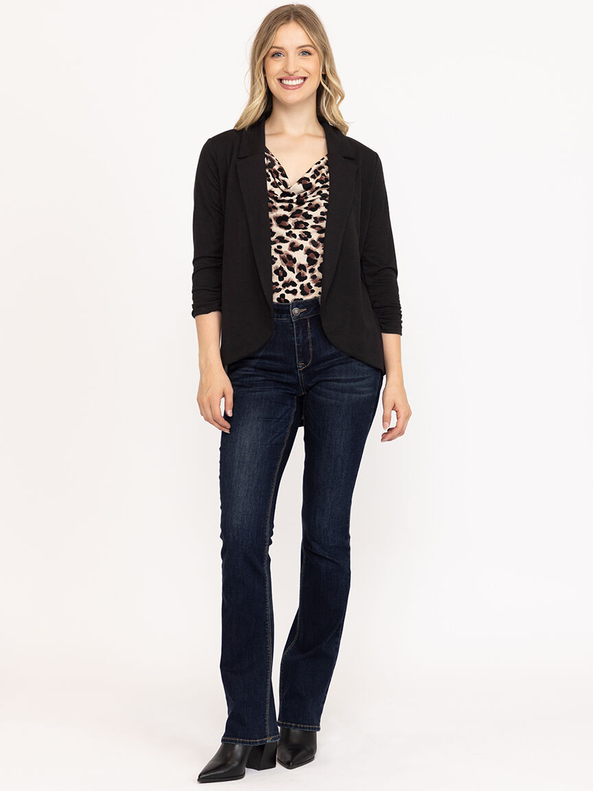 Women's Chiffon Back Blazer