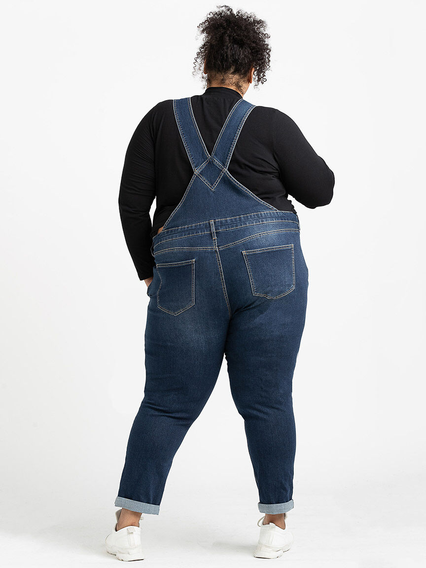 【L'Appartement】 Denim over all 36 L'Appartement Denim OVER ALL Navy 36 Size