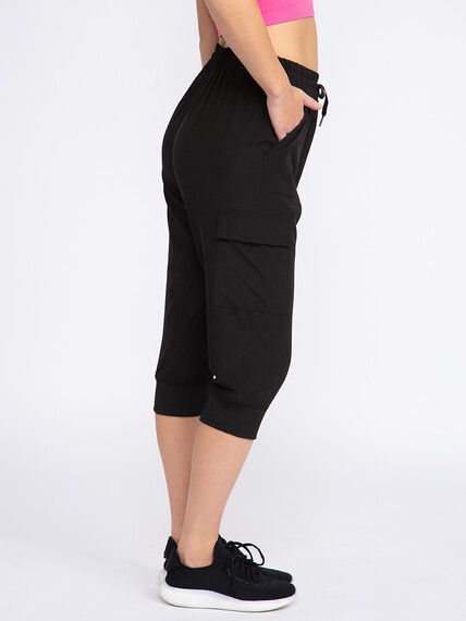 Women's Hybrid Cargo Capri Jogger Women's Hybrid Cargo Capri Jogger Image 3