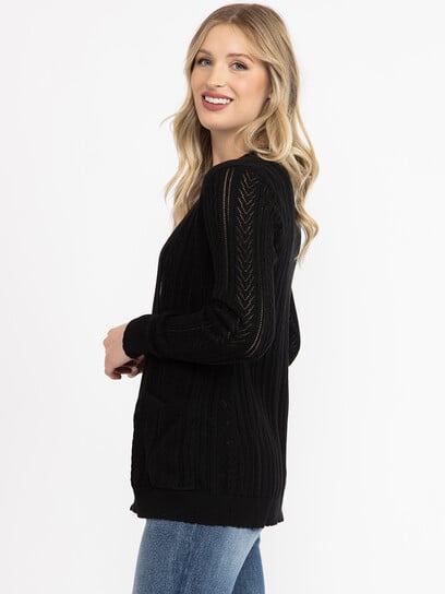 Women's Pointelle Cardigan Women's Pointelle Cardigan