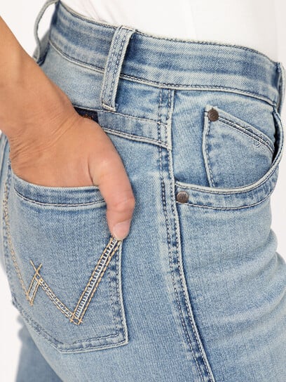Women's Light Wash Mid Rise Willow Riding Bootcut Jeans Women's Light Wash Mid Rise Willow Riding Bootcut Jeans