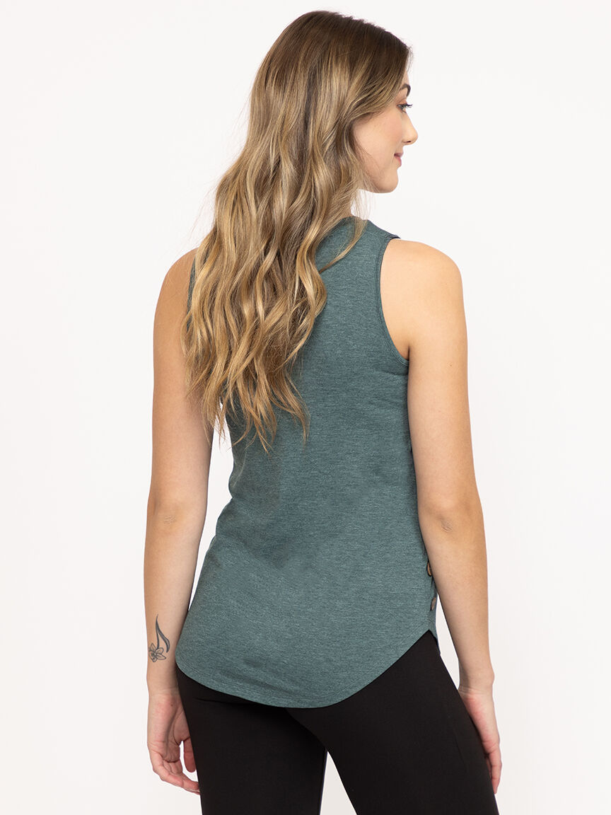 Women's Side Button Tank
