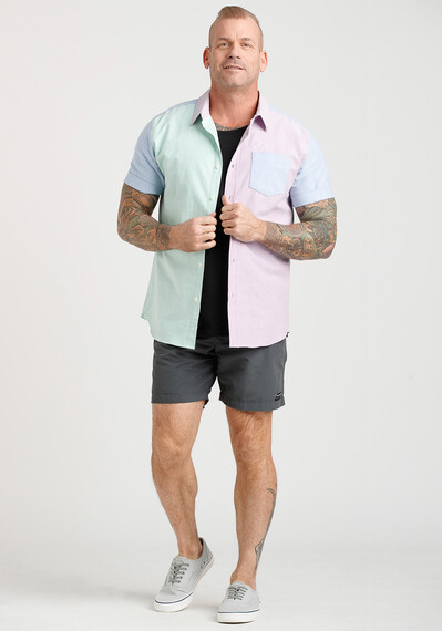 Men's Colour Block Shirt Image 4