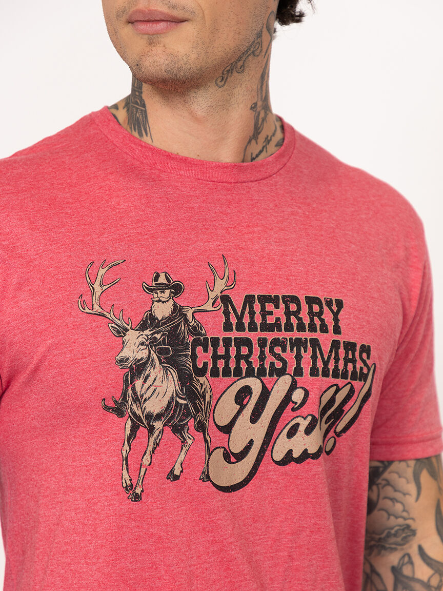 Men's Merry Christmas Y'all Tee