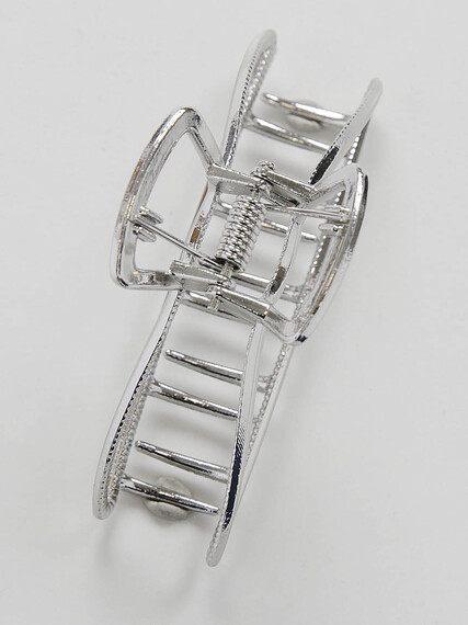 Women's Silver Metal Claw Clip Women's Silver Metal Claw Clip Image 2